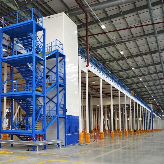 Industrial and retail mezzanine floor installations