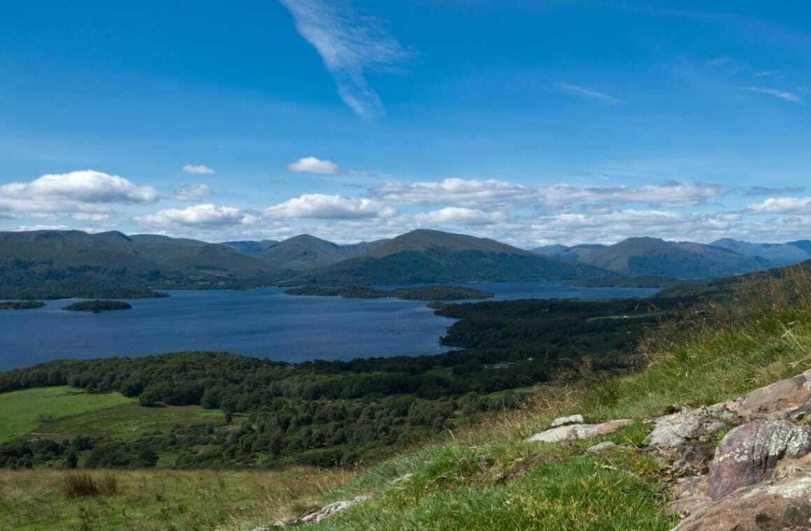 Highland view in Scotland